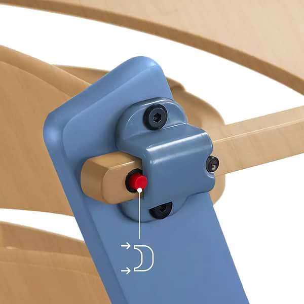 Фото - Стільчик для годування класичний Kinderkraft Enock Nordic Breeze (KHENOC00NOR0000)