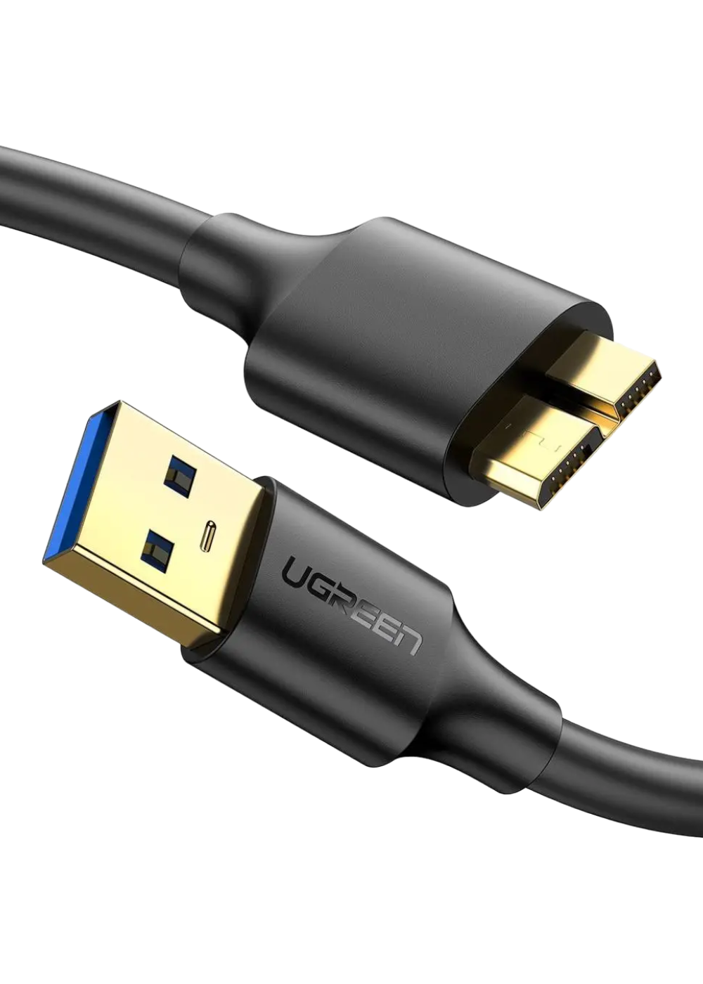 Кабель UGREEN US130 USB 3.0 A Male to Micro USB 3.0 Male 0.5m Black (10840)