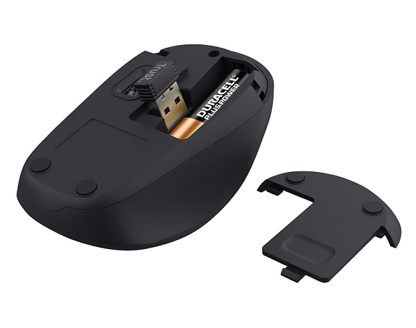 Фото - Мышь беспроводная Trust Yvi+ Silent WL ECO Black (24549)