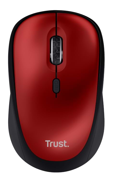 Мышь беспроводная Trust Yvi+ Silent WL ECO Red (24550) - Фото 1