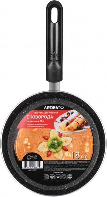 Фото - Сковорода для блинов Ardesto Mini Gemini Gourmet 18 см (AR1918GP)