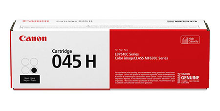 Картридж для цветных лазерных принтеров Canon для LBP61x,MF63x 045H Black 2.8K (1246C002AA) - Фото 1