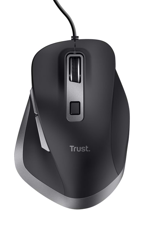 Фото - Мышь проводная Trust Fyda Rechargeable Eco Black-Grey (24728)