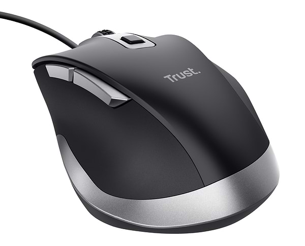 Фото - Мышь проводная Trust Fyda Rechargeable Eco Black-Grey (24728)