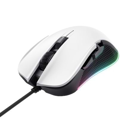 Фото - Мышь проводная игровая Trust GXT 922 Ybar Illuminated USB-A White (24730)