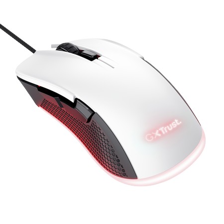 Фото - Мышь проводная игровая Trust GXT 922 Ybar Illuminated USB-A White (24730)