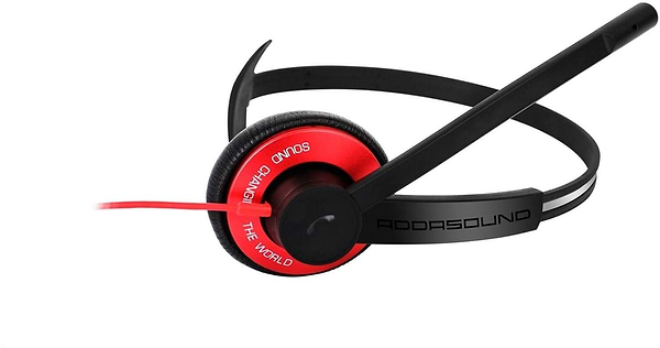 Фото - Гарнітура дротова ADDASOUND Epic 501R Red