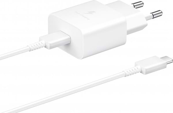 Фото - Сетевое зарядное устройство Samsung 15W Power Adapter with Type-C to Type-C cable White (EP-T1510XWEGRU)