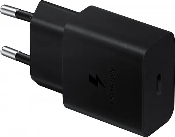 Фото - Мережевий зарядний пристрій Samsung 15W Power Adapter with Type-C to Type-C cable Black (EP-T1510XBEGRU)