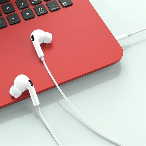 Фото - Навушники вкладиші дротові SkyDolphin SR18 White (HF-000461)