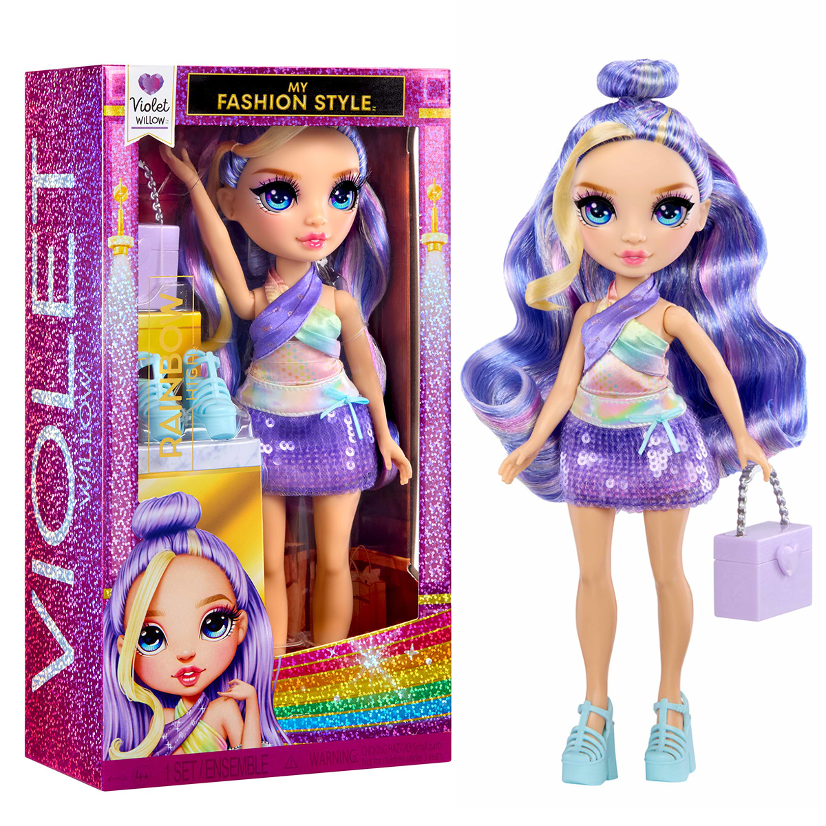 Лялька Rainbow High серії My Fashion Style — ВІОЛЕТТА (248637)