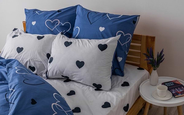 Фото - Комплект постельного белья ТЕП NAVY BLUE LOVE 31 (2-00882_24498)