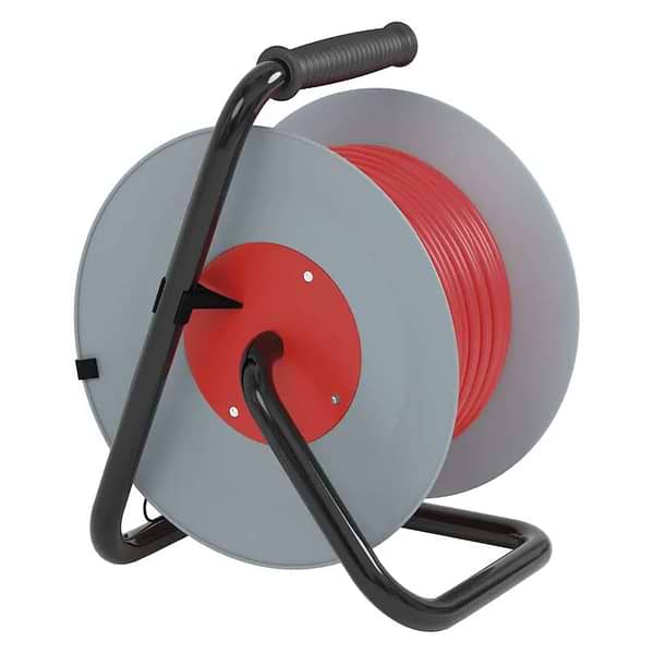 Фото - Удлинитель 220В EMOS на катушке EMOS P09225M 4 розетки, 25 м, резина