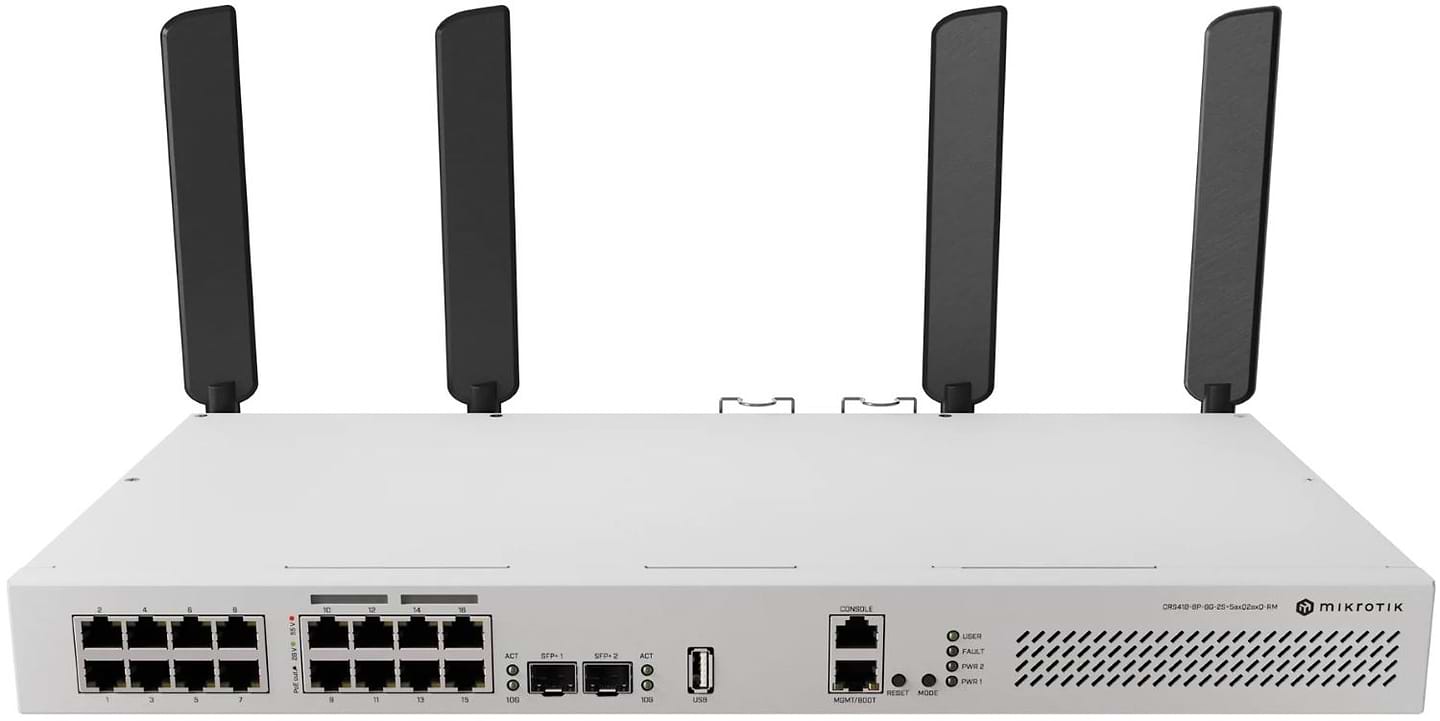 Коммутатор локальної мережі (Switch) MikroTik CRS4188P8G-2S+5AXQ2AXQ-RM