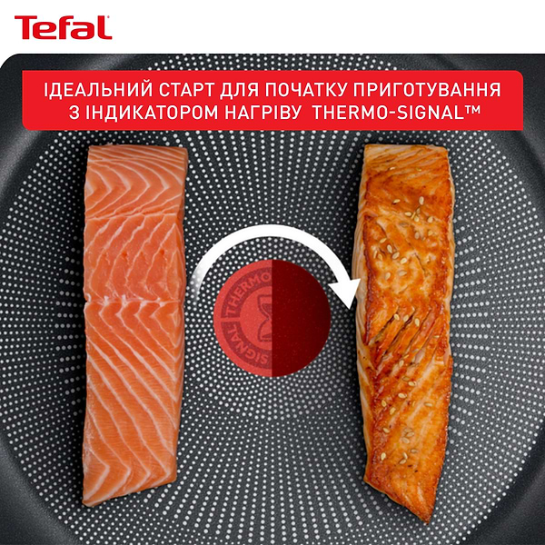 Фото - Сковорода универсальная Tefal G2880632 Hard Titanium ON 28 см