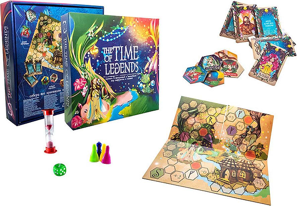Фото - Настольная игра общение (12+) Strateg "The time of legends/ Время легенд" укр (30267)