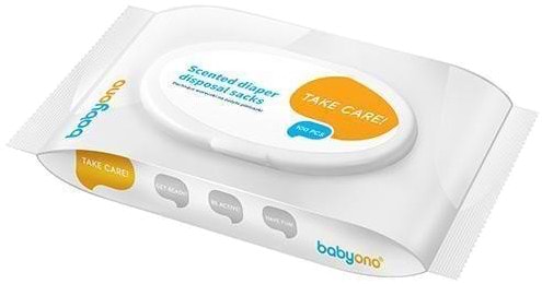Пакети для утилізації запаху в накопичувачі BabyOno ароматизировані, 100 шт (1052)