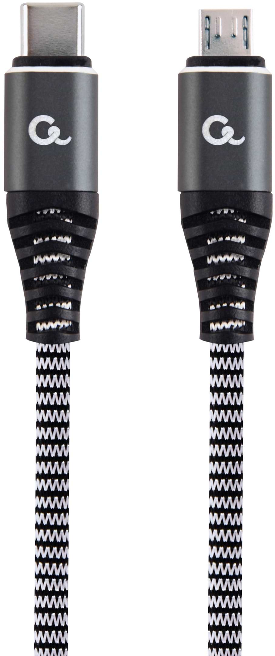 Кабель синхронізації даних Cablexpert USB 2.0 MicroUSB - Type-C (CC-USB2B-CMMBM-1.5M) - Фото 1