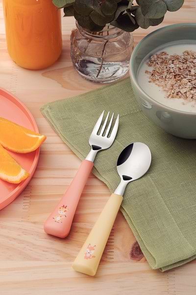 Фото - Набор столовых приборов Tramontina Baby Friends X 2 пр. (23797/905)