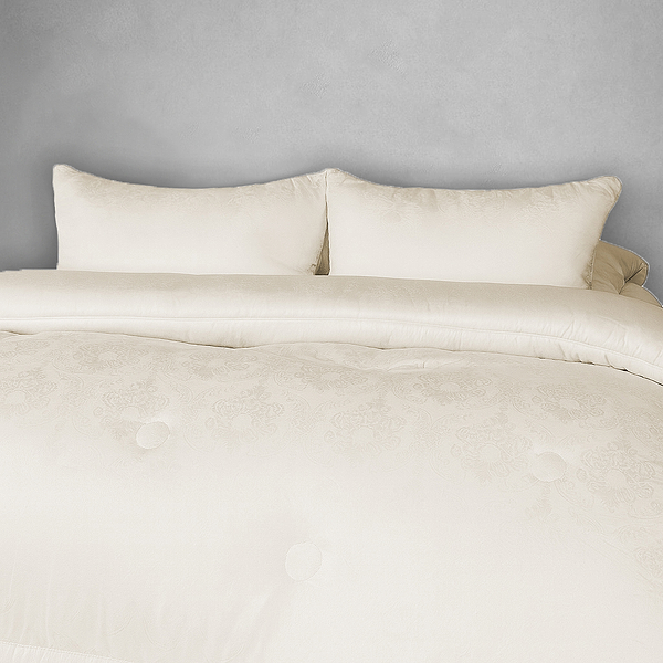 Фото - Одеяло демисезонное двуспальное MirSon Tencel (Modal) №1540 Ferrero Vanilla 172x205 см (2200011171180)