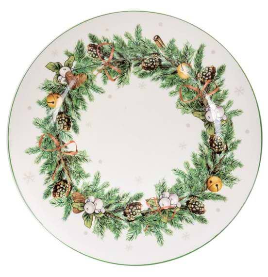 Тарелка обеденная Lefard Новый год 24,5 см (858-0127)