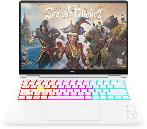 Фото - Ноутбук игровой HP OMEN Transcend 14-fb1008ua (C3US5EA) Ceramic White