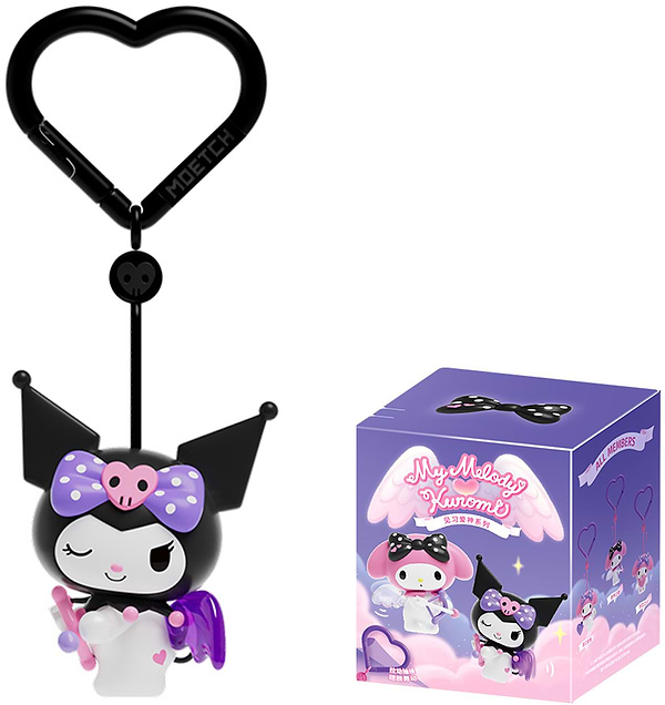 Фото - Колекційна фігурка Pop Top Механічна іграшка-сюрприз KUROMI & MY MELODY – МИЛІ КРИЛА (в асорт.) (24MDL-003)