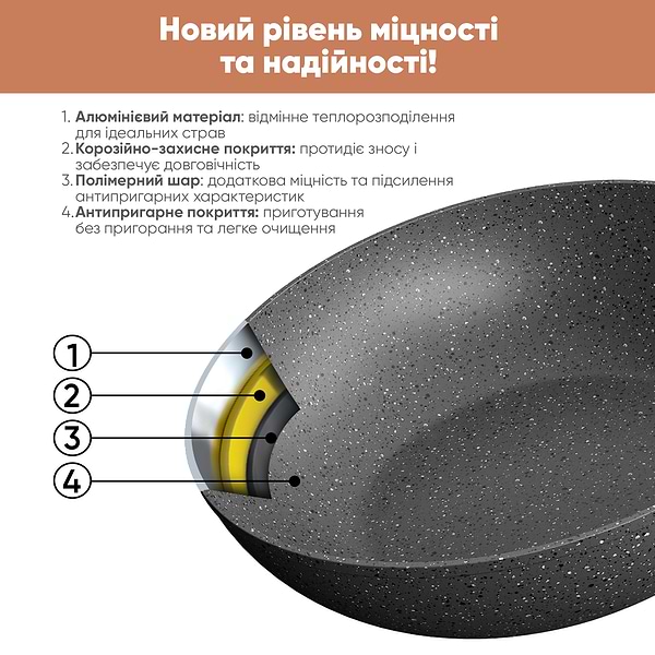 Фото - Сковорода ВОК Krauff 25-45-132