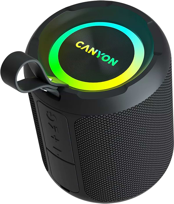 Фото - Портативная акустика Canyon OnMove 11 IPX6 TWS 20W EQ RGB Black (CNE-CBTSP11)