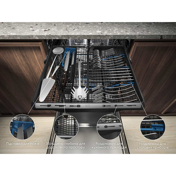 Фото - Посудомийна машина вбудована Electrolux ETM43211L