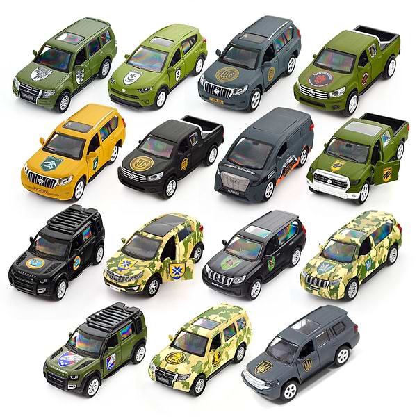 Фото - Наземна військова техніка TechnoDrive Шеврони Героїв TOYOTA LAND CRUISER PRADO ПТАХИ МАДЯРА (250363M)