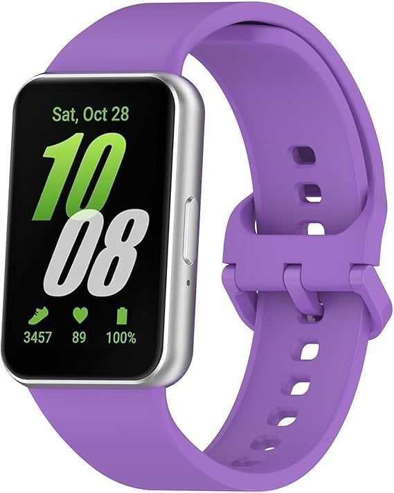 Ремінець для фітнес-браслету BeCover for Samsung Galaxy Fit 3 (20mm) Purple (713198)