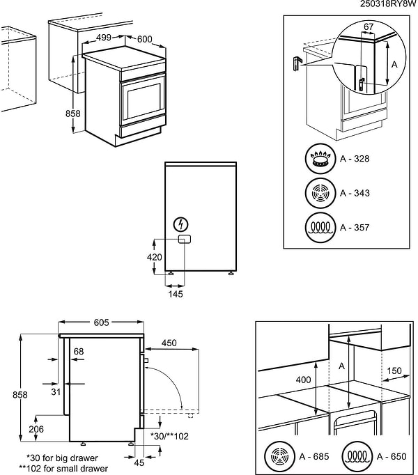 Фото - Плита електрична Electrolux LKR564277W