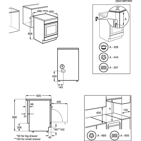 Фото - Плита электрическая Electrolux LKI564267X
