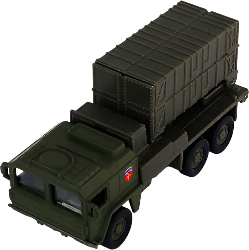 Наземна військова техніка TechnoDrive Модель серії "Шеврони Героїв" – РЕАКТИВНА СИСТЕМА ЗАЛПОВОГО ВОГНЮ –  "96 ЗРБр" (250330W2) - Фото 1