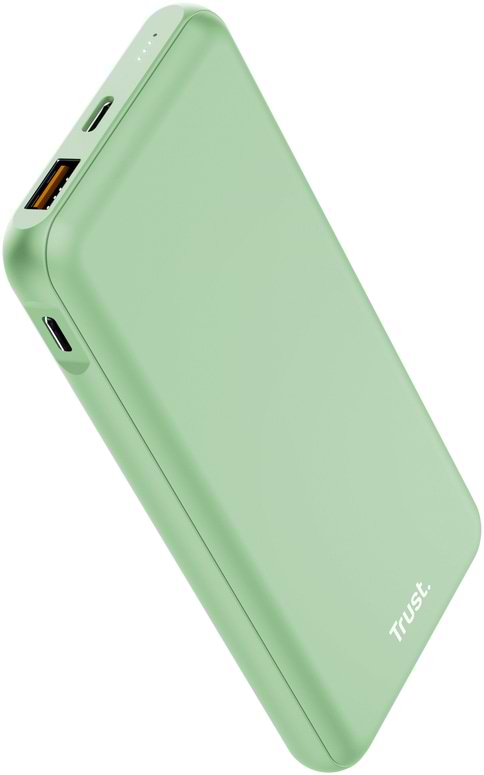 Фото - Батарея мобильная Trust Redoh 10000mAh 18W, QC 3.0, PD Green (25033)