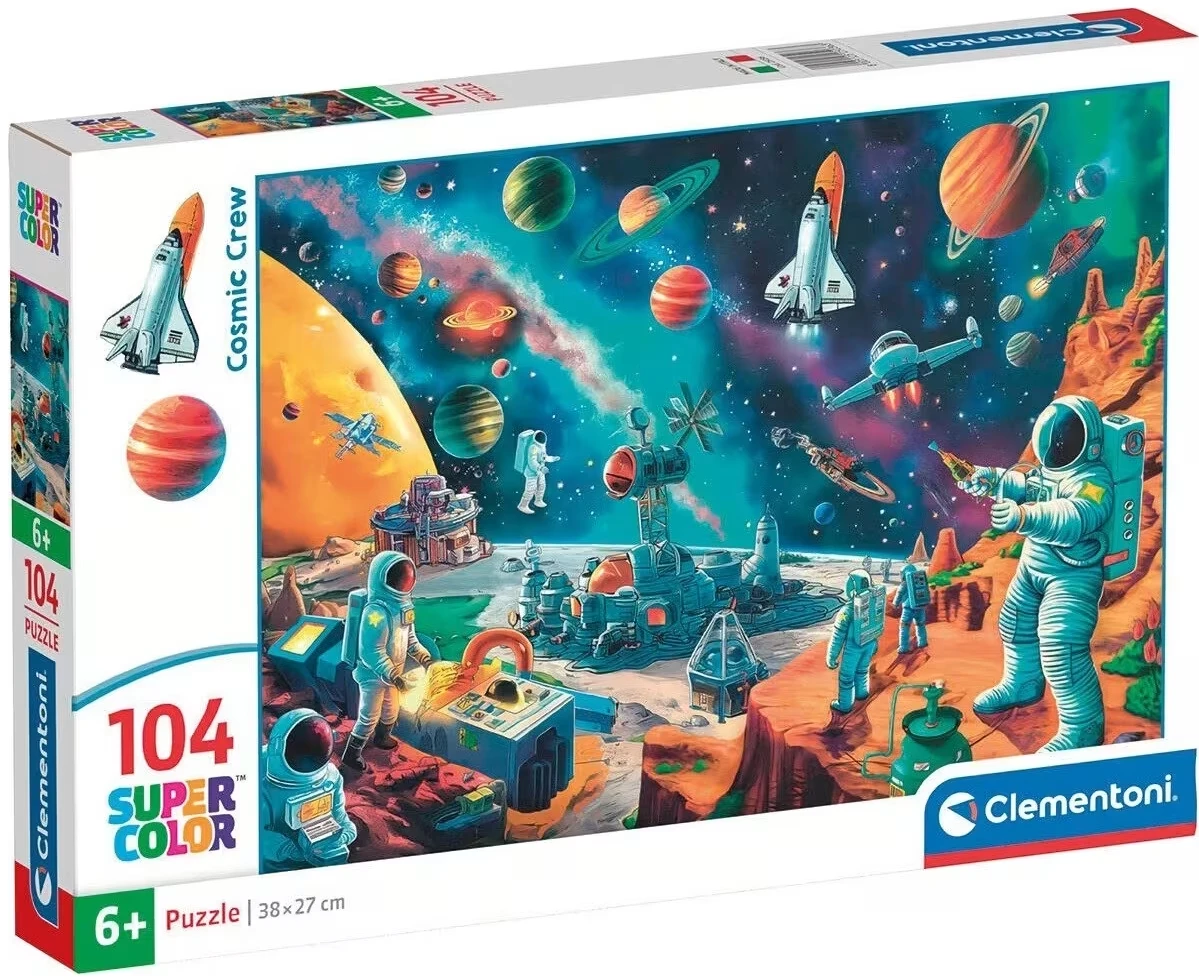 Пазлы (5-7 лет) Clementoni Космический экипаж в космосе 104 эл. (25036)