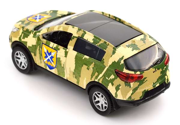 Фото - Наземна військова техніка TechnoDrive Шеврони Героїв KIA SPORTAGE R 56 ОМПБр (250362M)