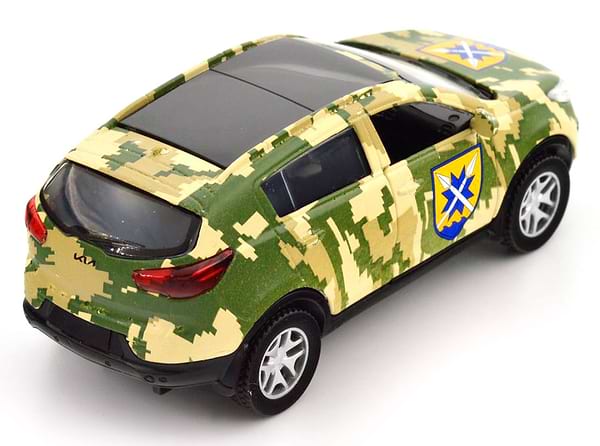 Фото - Наземна військова техніка TechnoDrive Шеврони Героїв KIA SPORTAGE R 56 ОМПБр (250362M)