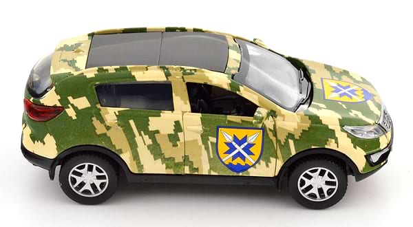 Фото - Наземна військова техніка TechnoDrive Шеврони Героїв KIA SPORTAGE R 56 ОМПБр (250362M)