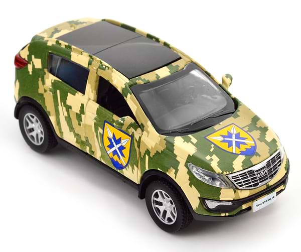 Фото - Наземна військова техніка TechnoDrive Шеврони Героїв KIA SPORTAGE R 56 ОМПБр (250362M)