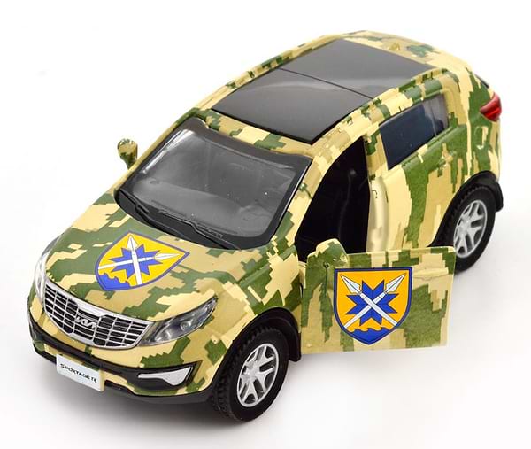 Фото - Наземна військова техніка TechnoDrive Шеврони Героїв KIA SPORTAGE R 56 ОМПБр (250362M)