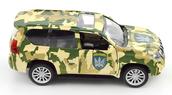 Фото - Наземна військова техніка TechnoDrive Шеврони Героїв TOYOTA LAND CRUISER PRADO ПТАХИ МАДЯРА (250363M)