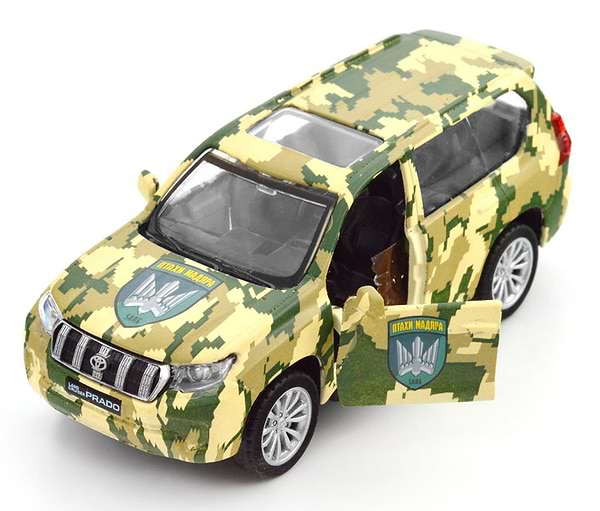 Фото - Наземна військова техніка TechnoDrive Шеврони Героїв TOYOTA LAND CRUISER PRADO ПТАХИ МАДЯРА (250363M)