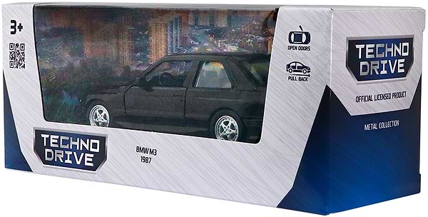 Фото - Автотранспорт TechnoDrive BMW M3 1987 черный (250395U)