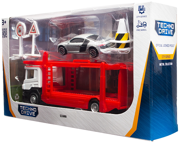 Фото - Наземна спецтехніка TechnoDrive АВТОПЕРЕВЕЗЕНЬ SCANIA (автоперевізник, машина, аксесуари) (250430U)