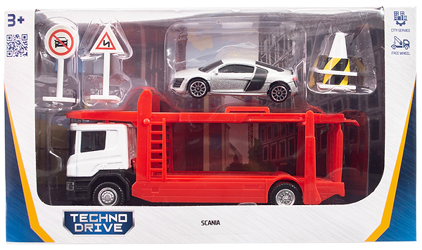 Фото - Наземна спецтехніка TechnoDrive АВТОПЕРЕВЕЗЕНЬ SCANIA (автоперевізник, машина, аксесуари) (250430U)