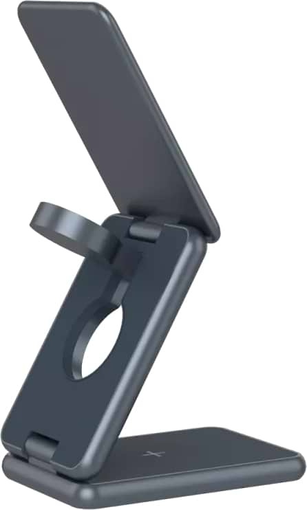 Фото - Беспроводное зарядное устройство Canyon OnCharge 309 15W 3in1 Metal (CNS-WCS309M)