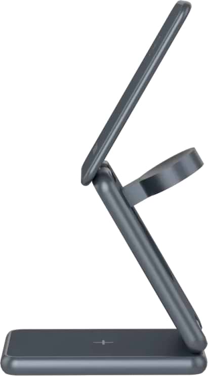 Фото - Беспроводное зарядное устройство Canyon OnCharge 309 15W 3in1 Metal (CNS-WCS309M)