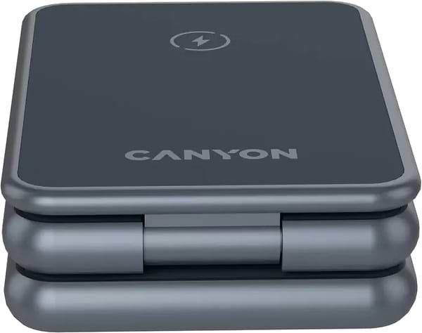 Фото - Беспроводное зарядное устройство Canyon OnCharge 309 15W 3in1 Metal (CNS-WCS309M)